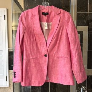 Talbots pink jacket, size 4, NWT.